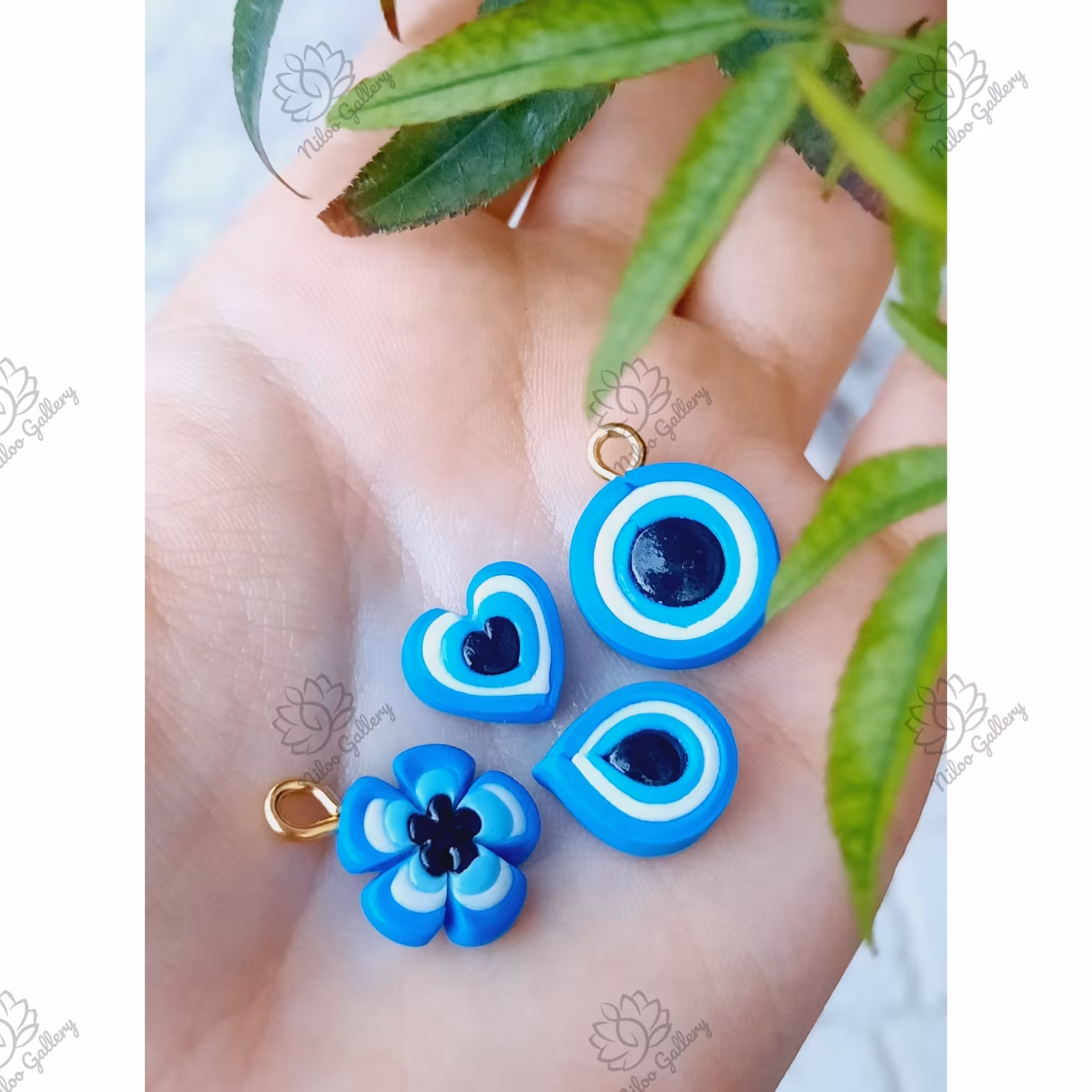 چشم نظر خمیری در طرح های مختلف-قابل سفارش به عنوان مگنت و جاکلیدی