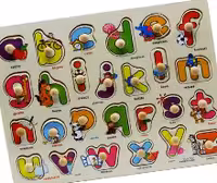 پازل حروف انگلیسی و اشکال