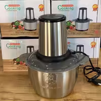 خردکن کوکینگ2 لیتری850 وات بدنه استیل غذا ساز خردکن سبزی خرد کن غذاساز