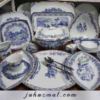 سرویس چینی پردیس طرح رزگاردن 105 پارچه کد 474