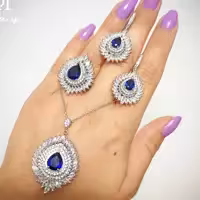 نیمست نقره جواهری