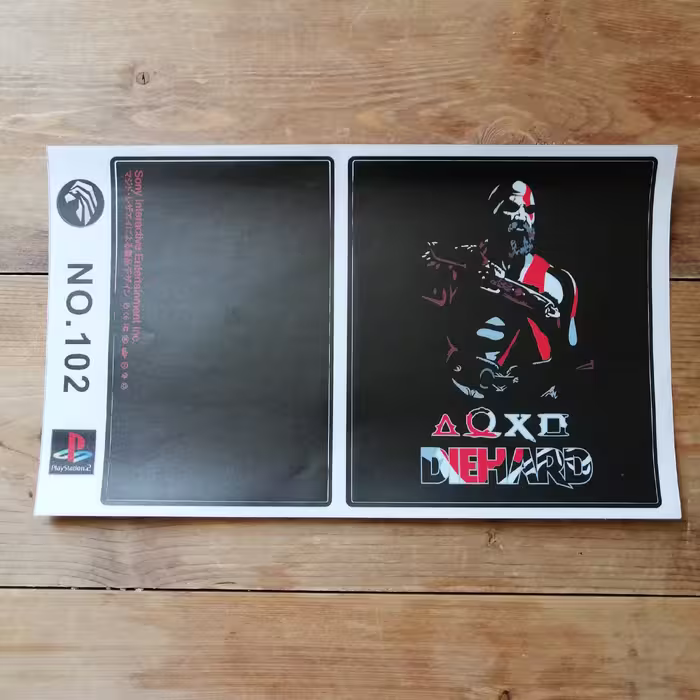 برچسب کنسول بازی پلی استیشن2 ps2 گادآووار god of war