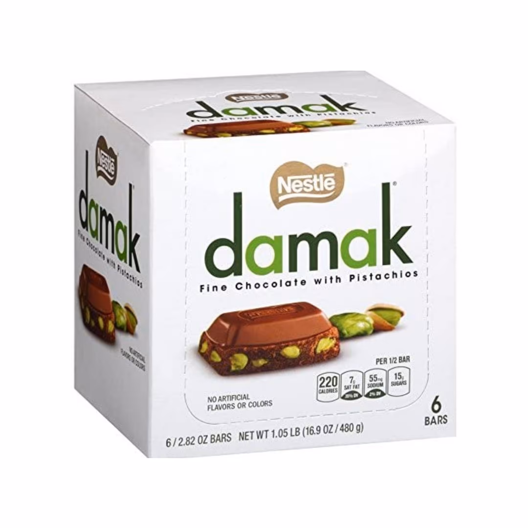 6عدد شکلات پسته ای داماک عمده