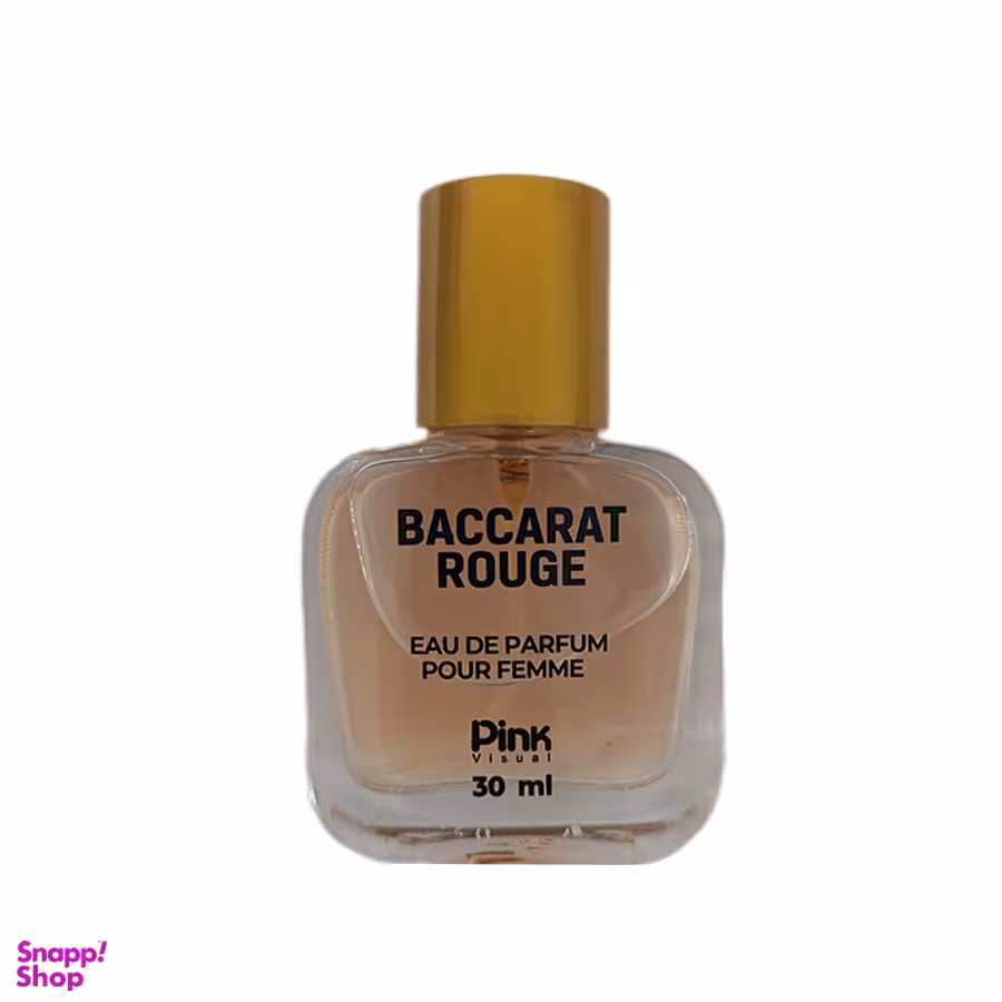 عطر جیبی زنانه پینک ویژوآل مدل Baccarat Rouge
