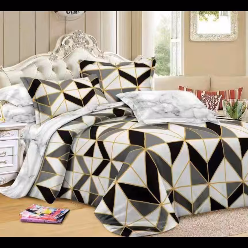 سرویس روتختی دو نفره 6تیکه طرح گلدار زیبا دورو ارسال رایگان