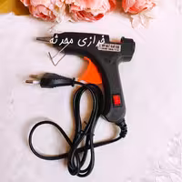 دستگاه چسب حرارتی کوچک با کلید خاموش و روشن و پایه متحرک 
