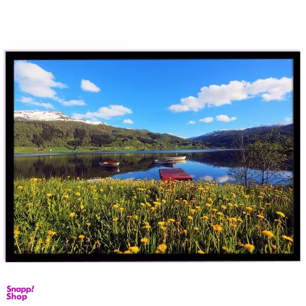 تابلو نوری بکلیت طرح طبیعت دشت و رودخانه مدل B-S1289