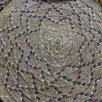 سفره طرح دار  حصیری 100 سانتیمتری