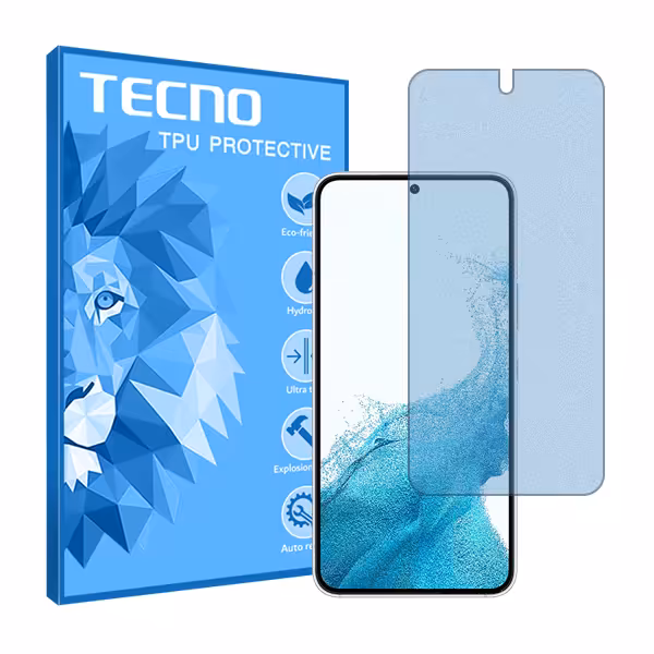 گلس سامسونگ Galaxy S22 5G مدل مات آنتی بلو برند تکنو کد S