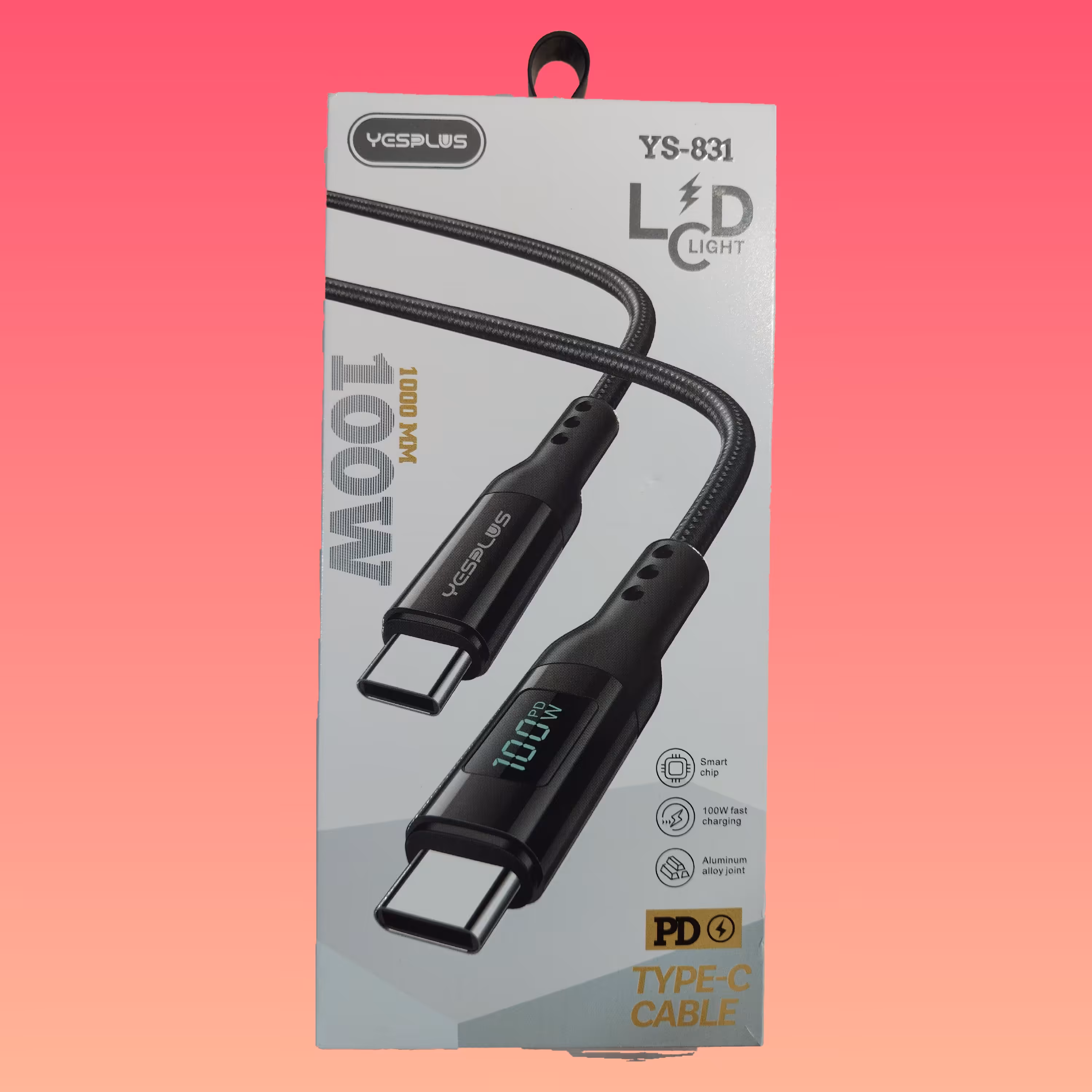 Yes-831 کابل شارژ  سیم شارژ   yes plus دوسر تایپ سی