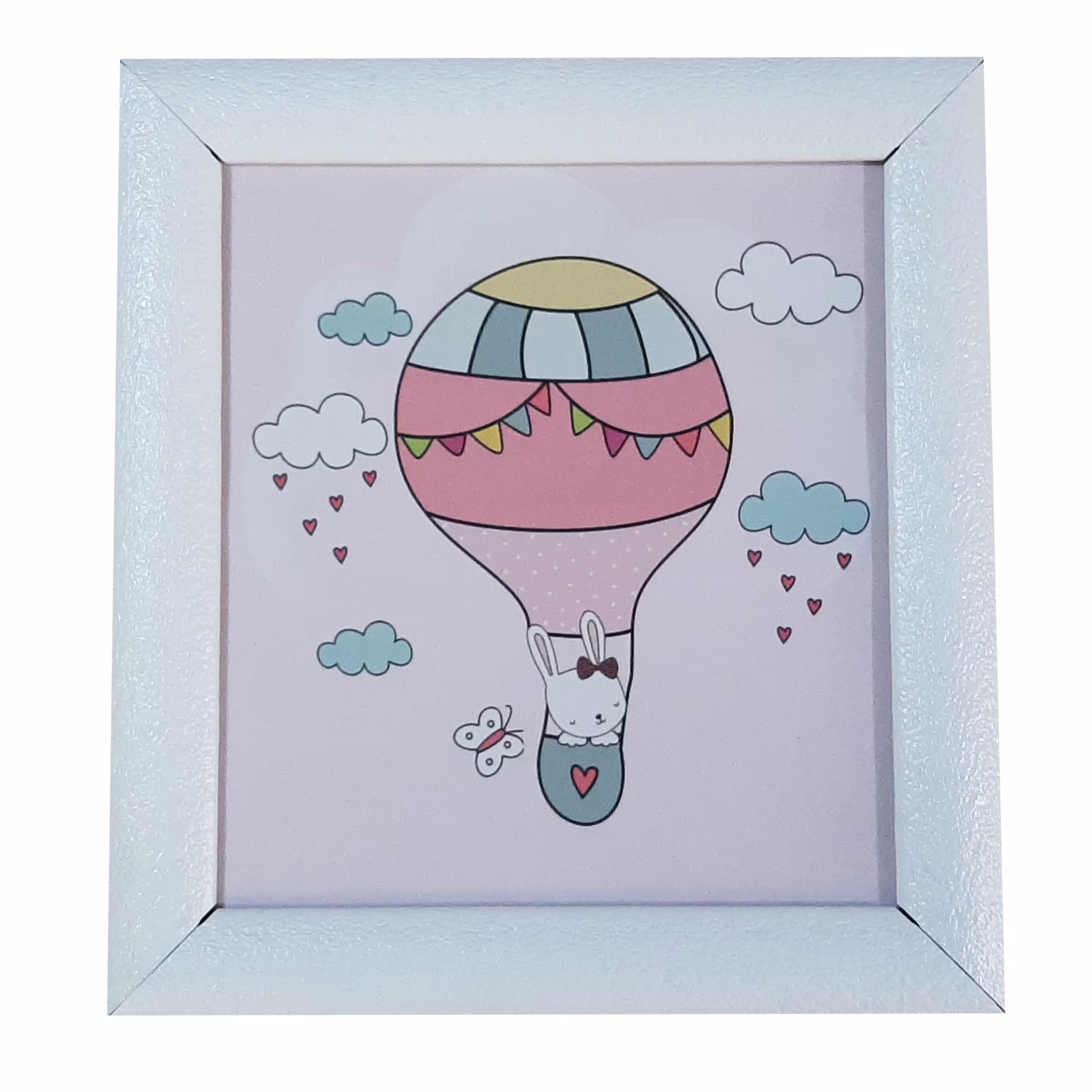 تابلو دکوراتیو مدل خرگوش و بالن