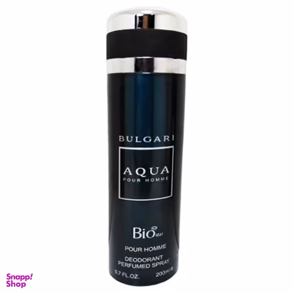 اسپری خوشبو کننده بدن مردانه بیو استار (Bio Star) مدل آکوا بولگاری حجم 200 میلی لیتر