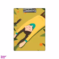 تخته شاسی بامبیلیپ طرح ظهر تابستان و دختر مو بافته کد 2603066 سایز A4