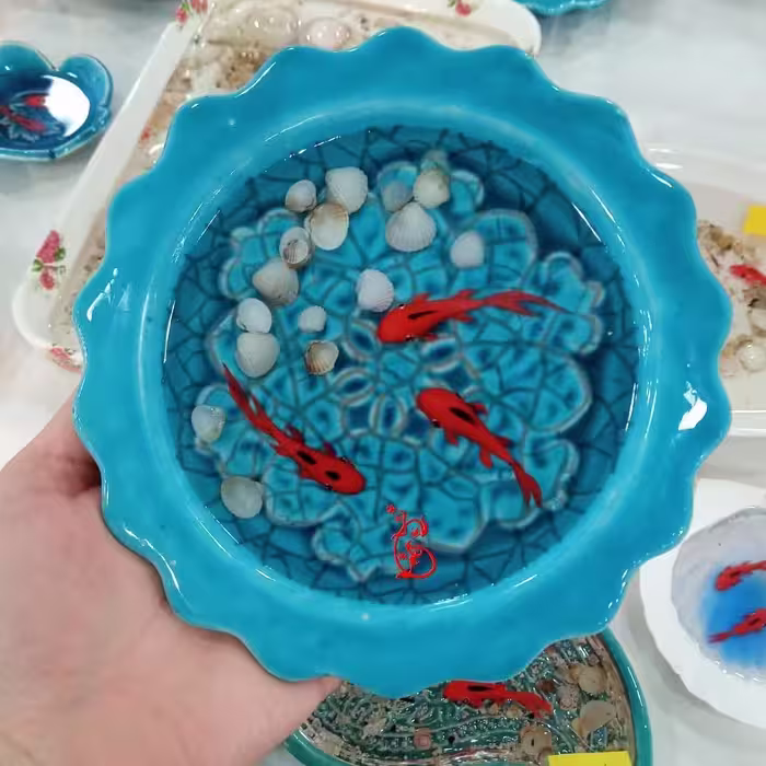 ماهی رزینی  گرد دلبری آبی