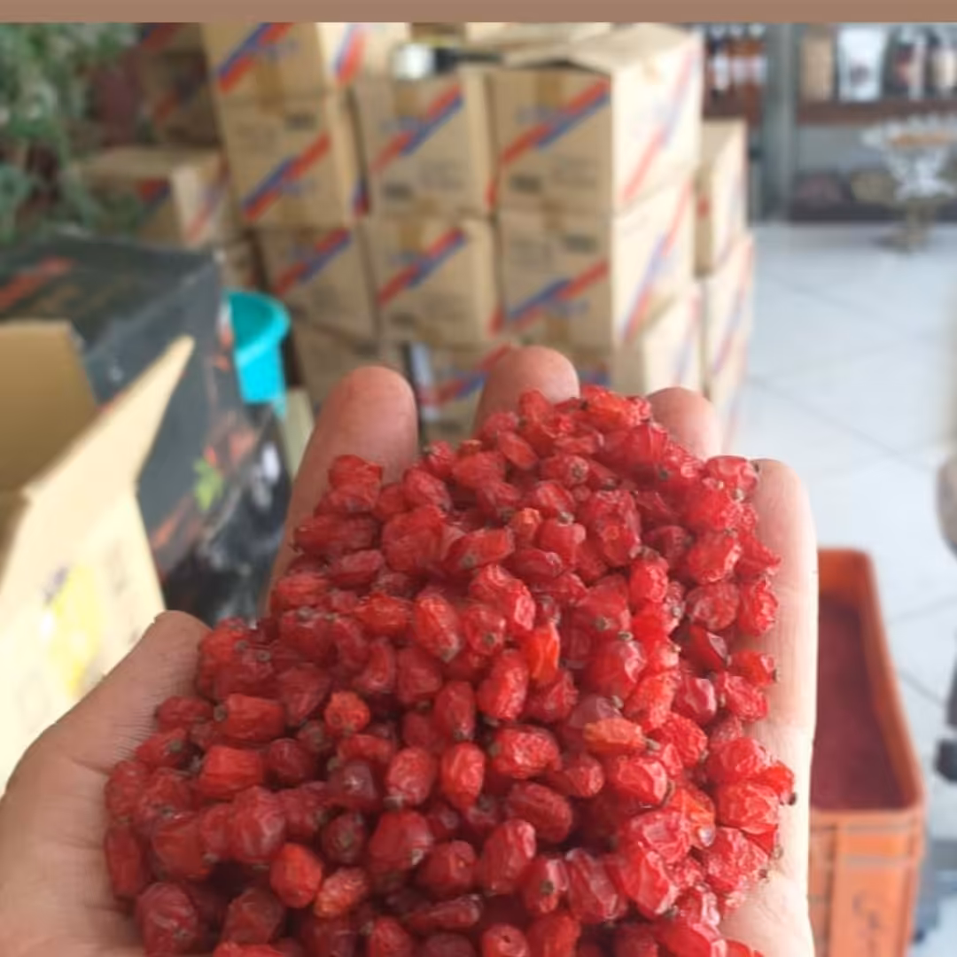 زرشک پفکی نیم کیلویی تولید 99 بسیار تازه وخوش رنگ