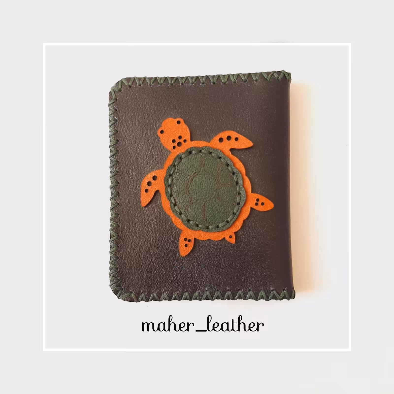 جاکارتی تیکه دوزی شده ، طرح لاک پشت