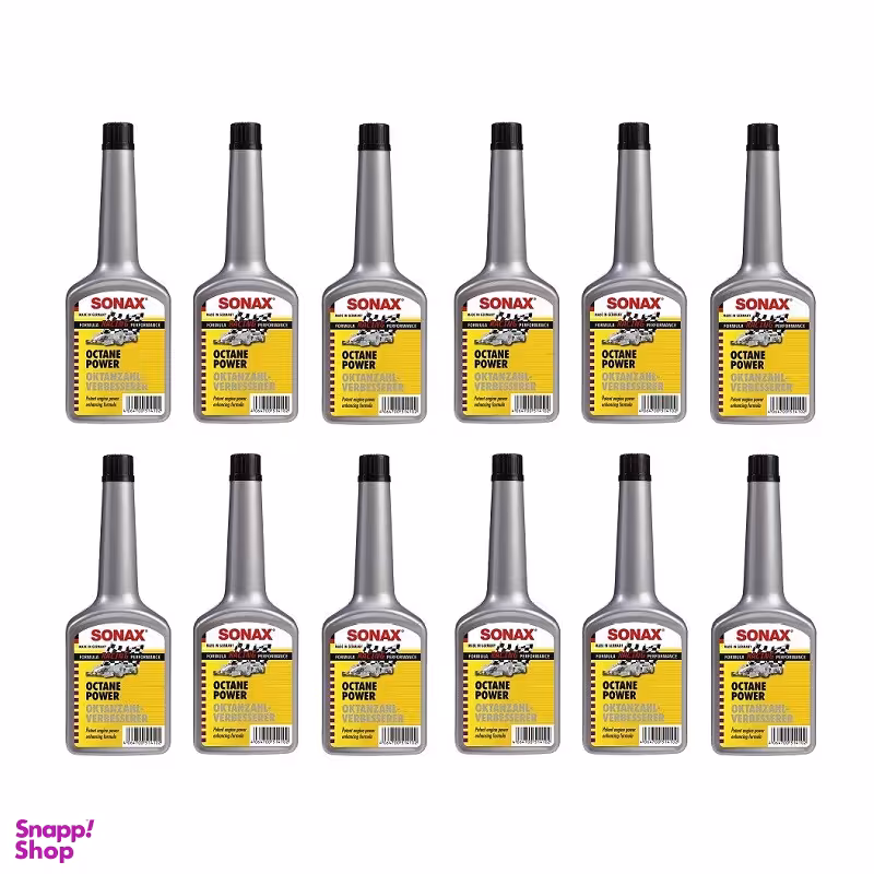 مکمل سوخت سوناکس مدل Octan Power حجم 250 میلی لیتر بسته 12عددی