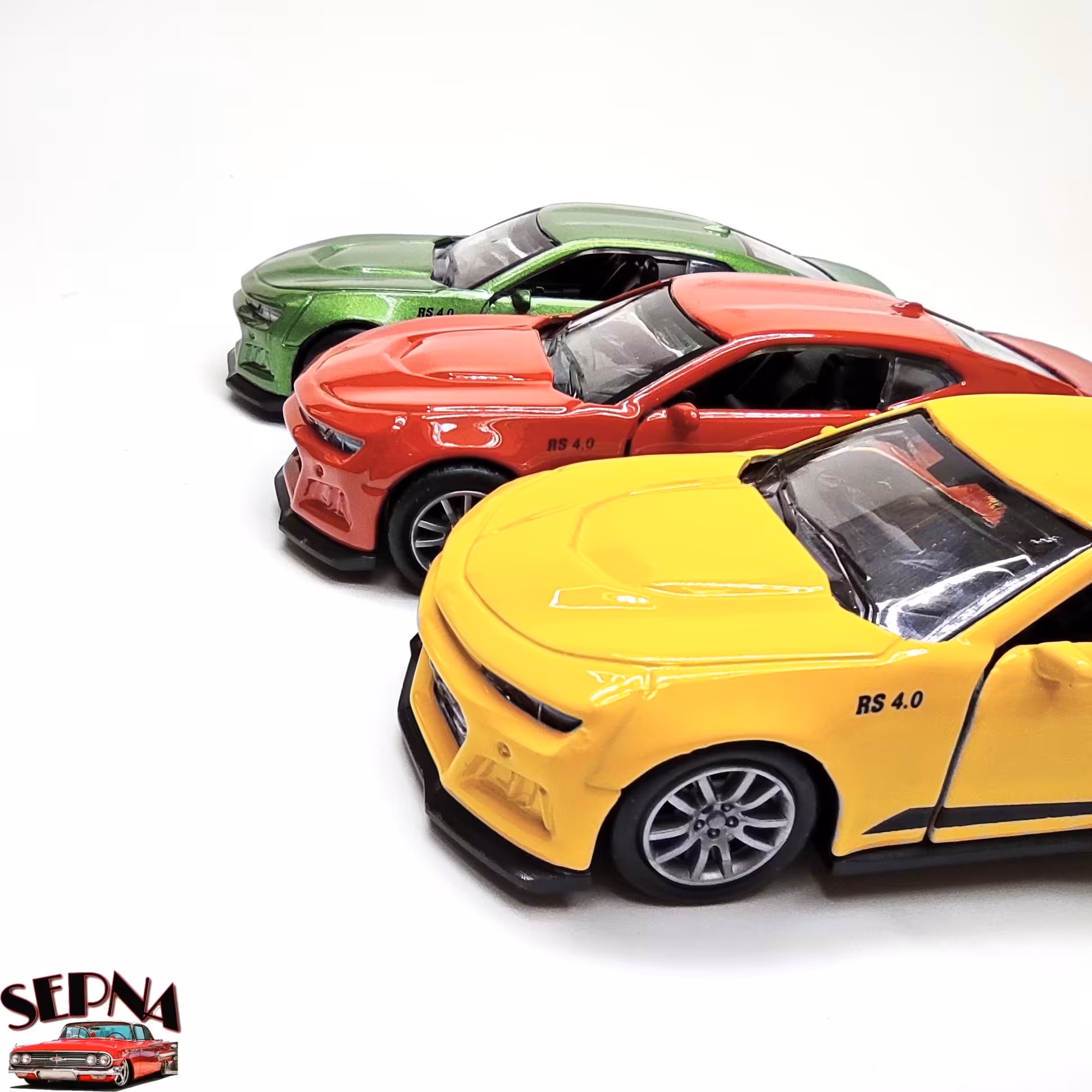 ماکت فلزی شورلت کامارو دو درب بازشو مقیاس 1/32