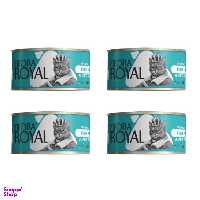 کنسرو گربه فیفورا (Fifora) مدل ماهی و برنج وزن 120 گرم بسته 4 عددی