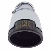 سر اگزوز جی اس (JS) مدل HKS دو تیکه بزرگ بدنه آبکاری کد 253