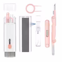 کیت تمیز کننده 7 در 1  ایرپاد،گوشی و کیبورد صورتی رنگ