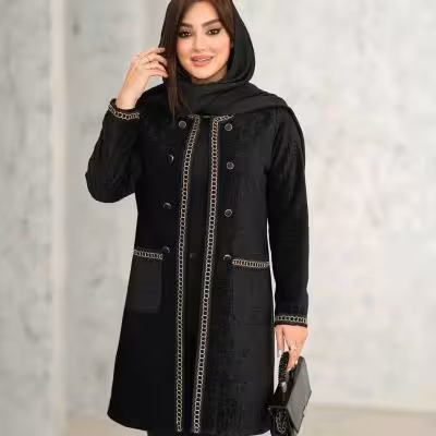 مانتو مجلسی کرپ مدل رزا