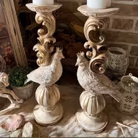 شمعدان شانه به سر 