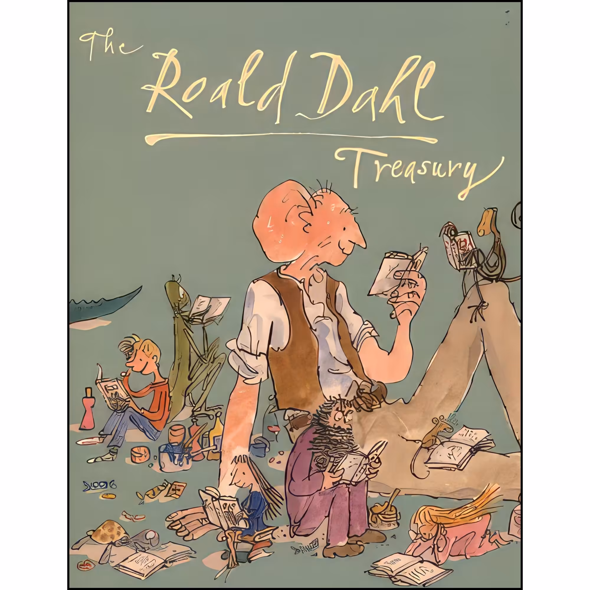 کتاب زبان اصلی The Roald Dahl Treasury اثر Roald Dahl انتشارات Jonathan Cape