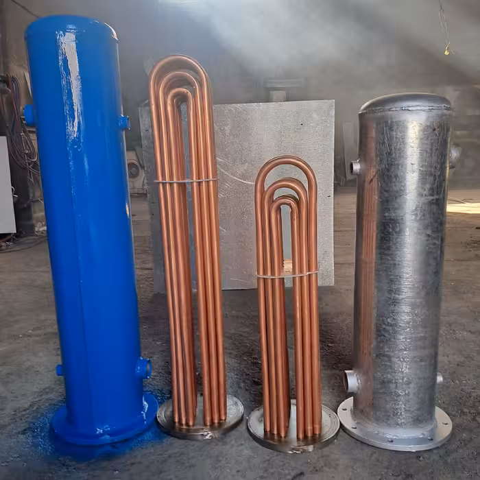 مبدل حرارتی، مبدلهای مسی، منابع کویلدار،منابع دوجداره 