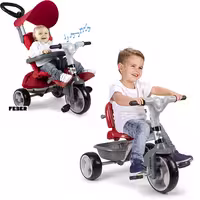 سه چرخه کودک پدالی فبر مدل   Feber baby plus prime  قرمز کد 12146