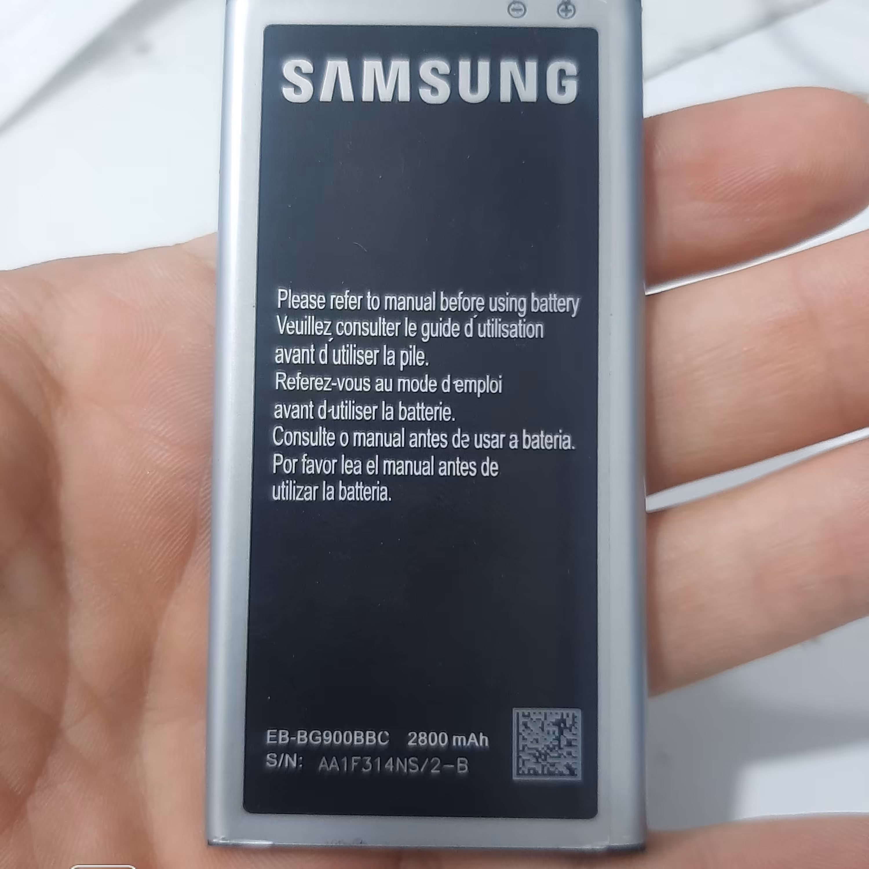 باطری  اورجینال S5 سامسونگ مدل bg900bbc    2800 mah