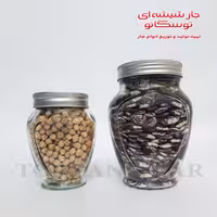 شیشه عسل با در کانتینری