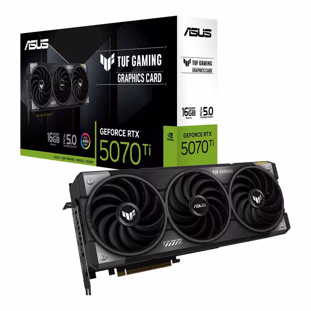 کارت گرافیک ایسوس ASUS TUF RTX 5070 Ti 16GB