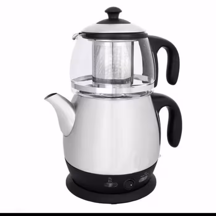 چای ساز  روهمی گوسونیکSGT-759 باکتری استیل و قوری پیرکس