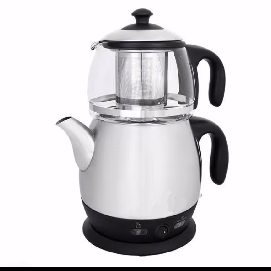 چای ساز  روهمی گوسونیکSGT-759 باکتری استیل و قوری پیرکس