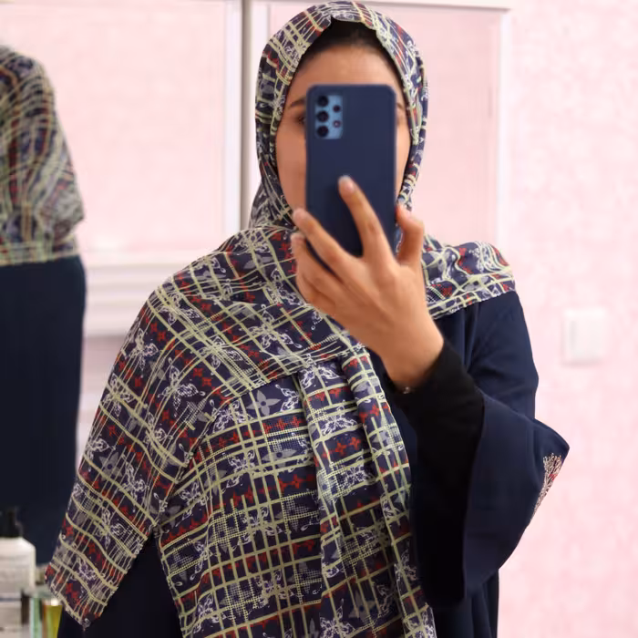 شال نخی سبز