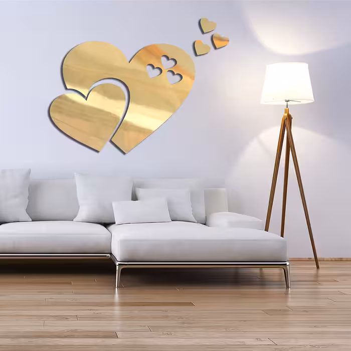 آینه طرح قلب کد z01