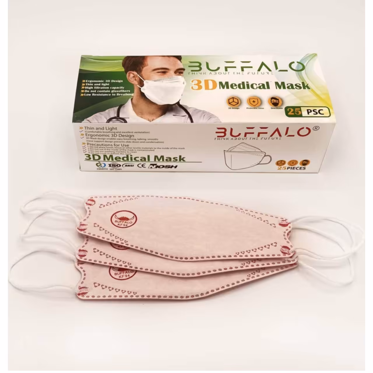 ماسک 3 لایه کودک بسته 25عددی