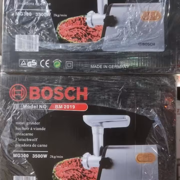 چرخ‌گوشت بوش استیل .
🔹3500وات

💵