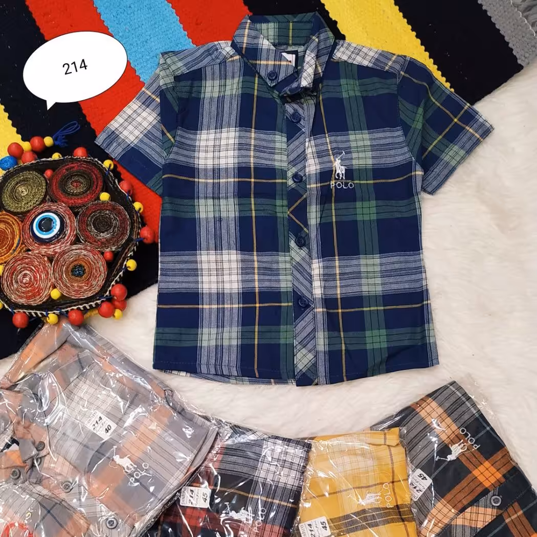 

پیراهن آستین کوتاه پسرانه درجه یک