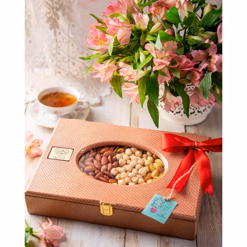 باکس دل آسا (چرمی بیضی چیدمان دو) یامی لندز