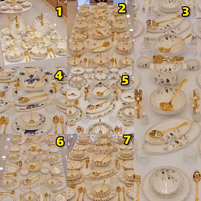 سرویس دوازده نفره 60 پارچه برند Roy King محصول ترکیه