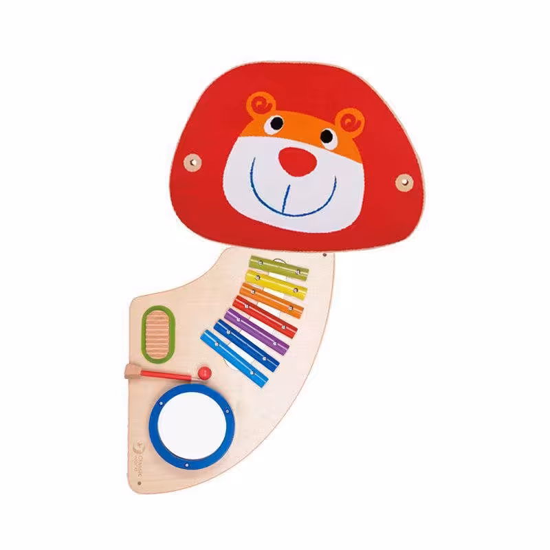 دیوارکوب چوبی موسیقی هوش و سرگرمی  شیر 8096 classic world