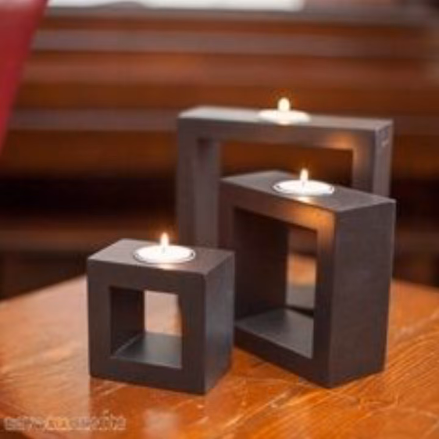 جا شمعی مدل مربع