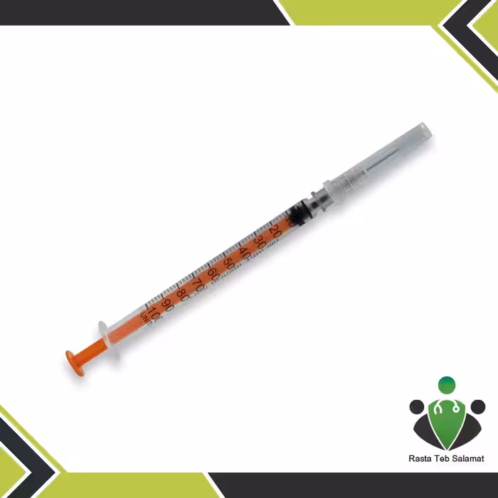 سرنگ انسولین نیم میلی لیتر آوا