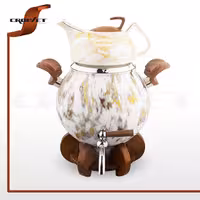 کتری و قوری کیانا رنگی طرح لژند کروپ سِت