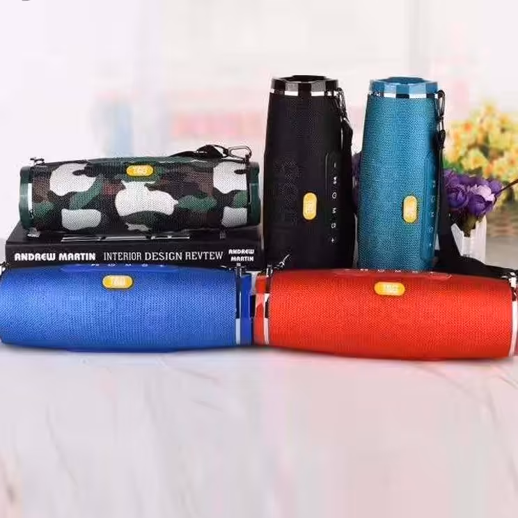 اسپیکر قابل حمل بلوتوثی با سایز متوسط قدرت بالا در رنگ بندی tg-176