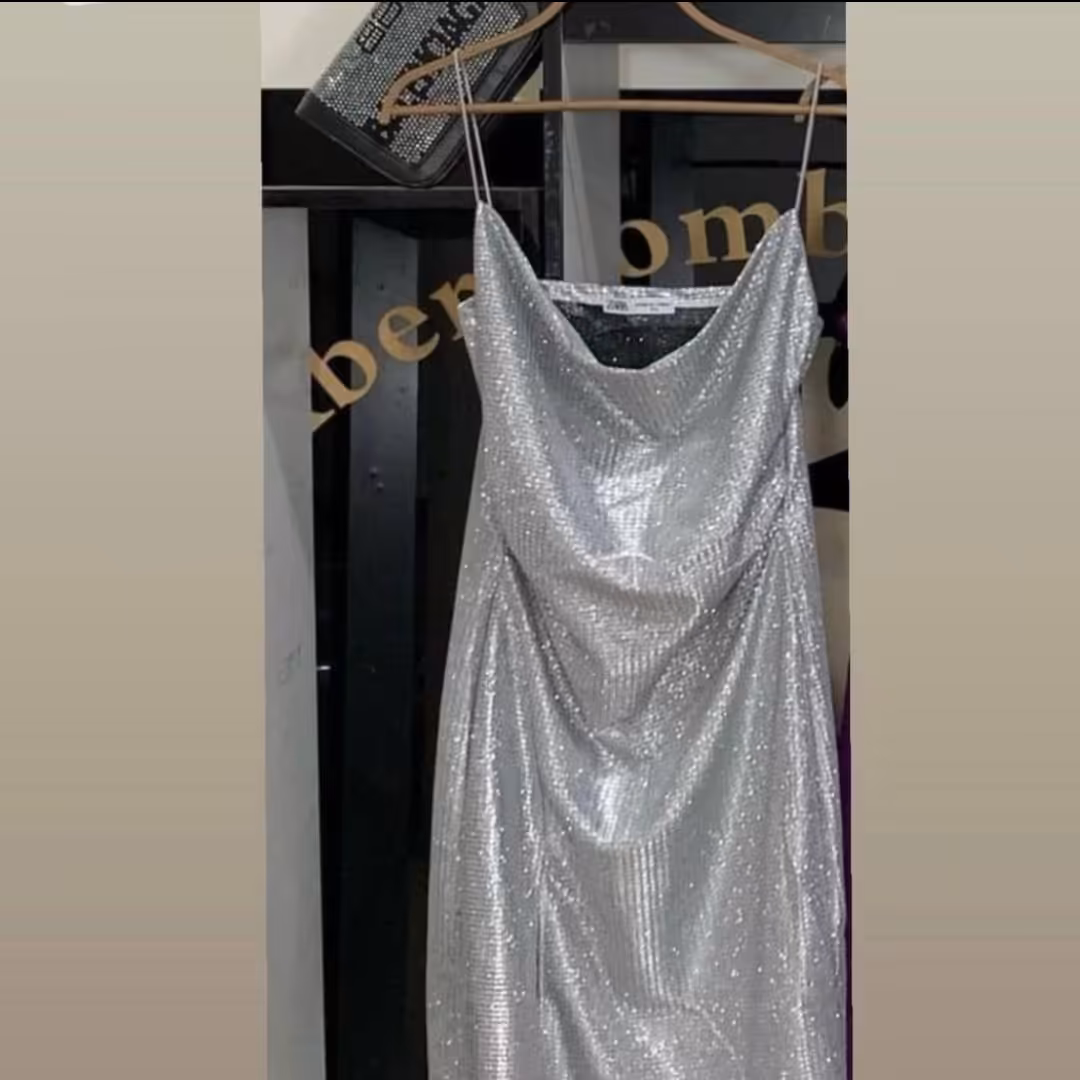 پیراهن زنانه مجلسی ماکسی بیسکوییتی