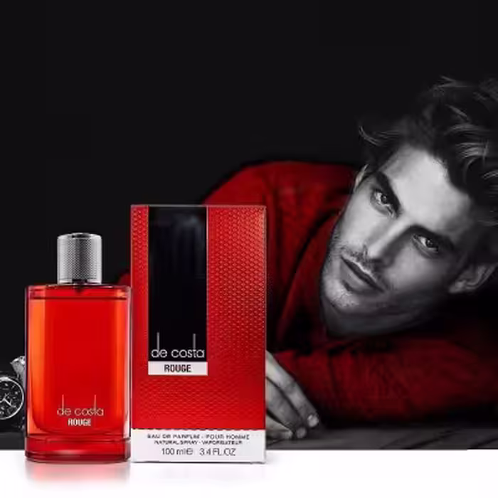 عطر ادکلن مردانه دانهیل دیزایر قرمز فراگرنس ورد - رایحه گرم و شیرین - ماندگاری و پخش بو عالی