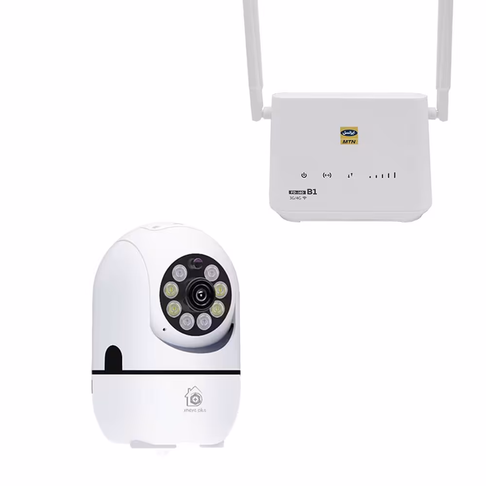دوربین بیسیم بیبی کم به همراه مودم رومیزی